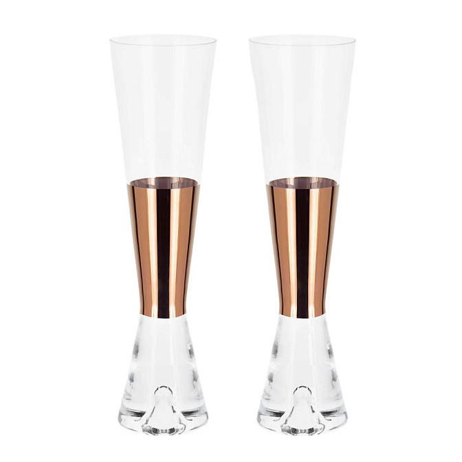 Набор бокалов для шампанского Tom Dixon Tank Champagne Glasses Set - фото-1 | interior market
