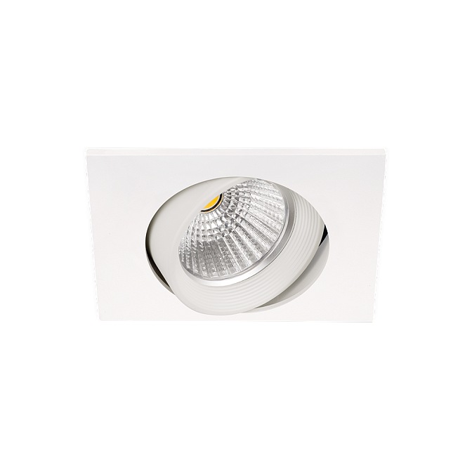 Встраиваемый светильник  Arkos Light ESSENTIALS DOT SQUARE TILT 5W 2700K W - фото-1 | interior market