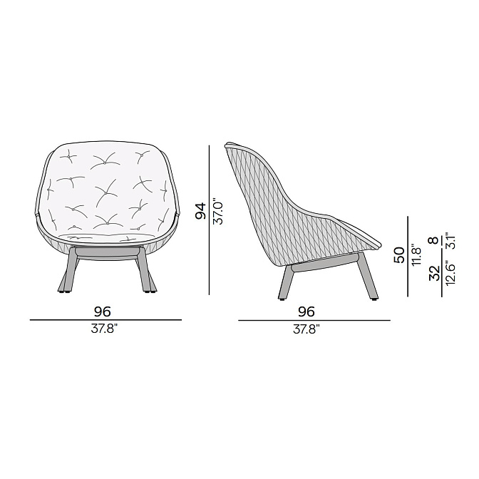 Кресло для улицы Manutti Sandua - фото-5 | interior market