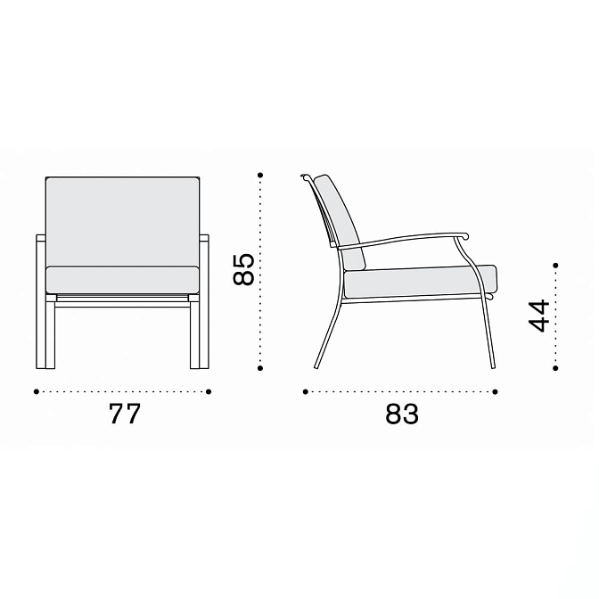 Кресло для улицы Ethimo Elisir - фото-7 | interior market
