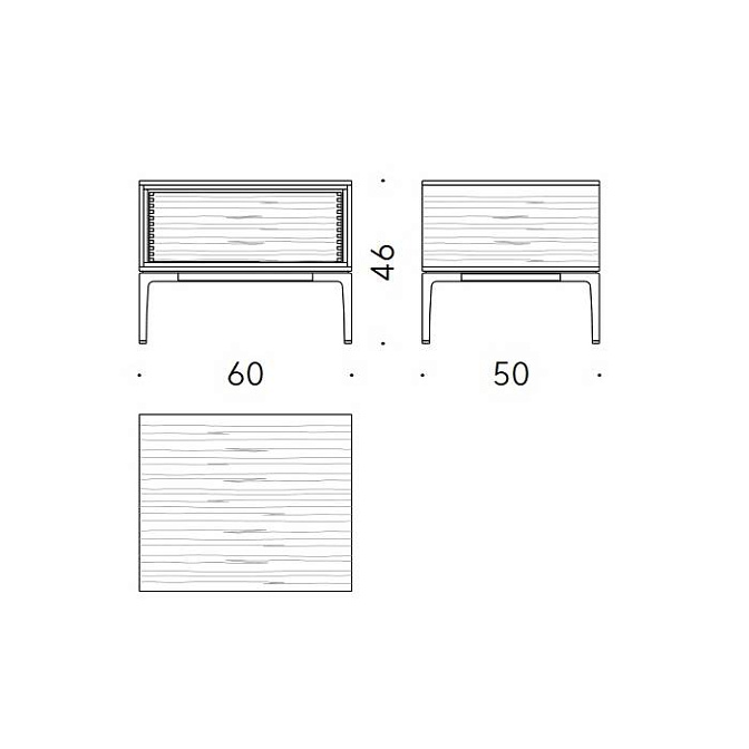 Прикроватная тумба De Padova TIME TRIP FOR MEMORIES ēdition - фото-4 | interior market