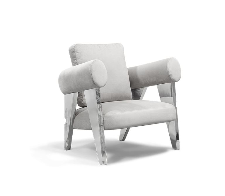 Кресло Boca do Lobo Ethereal Silver Armchair - фото-2 | interior market