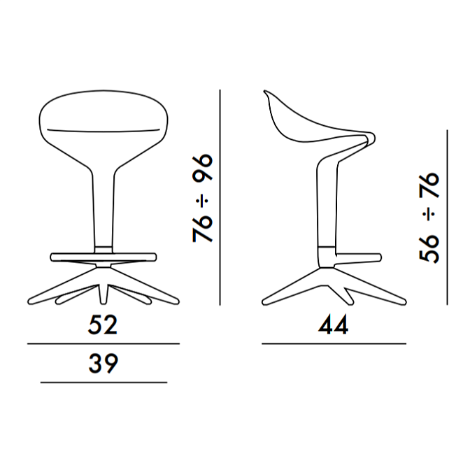 Барный стул Kartell Spoon - фото-3 | interior market Барный стул Kartell Spoon - фото-3 | interior market