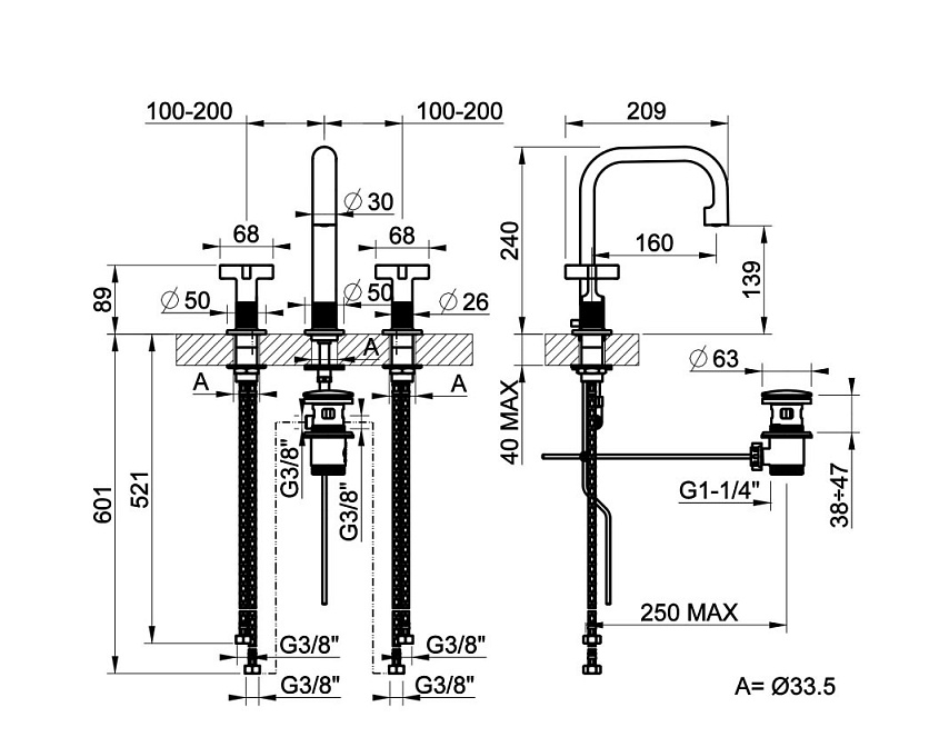 Смеситель для раковины Gessi INCISO - фото-5 | interior market