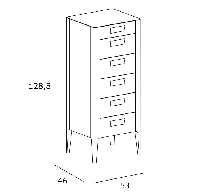 Комод NOVAMOBILI Giotto - фото-4 | interior market