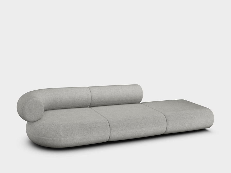 Модульный диван Tom Dixon Fat Left Arm Backrest Modular Sofa - фото-2 | interior market