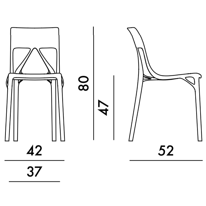 Стул для улицы Kartell A.i. - фото-5 | interior market