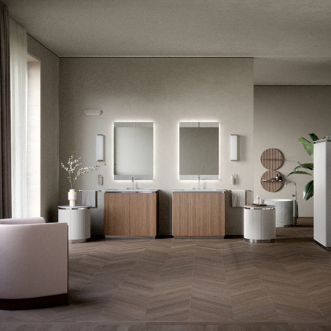 Комплект мебели для ванной Oasis Naos NA 014 - фото-3 | interior market