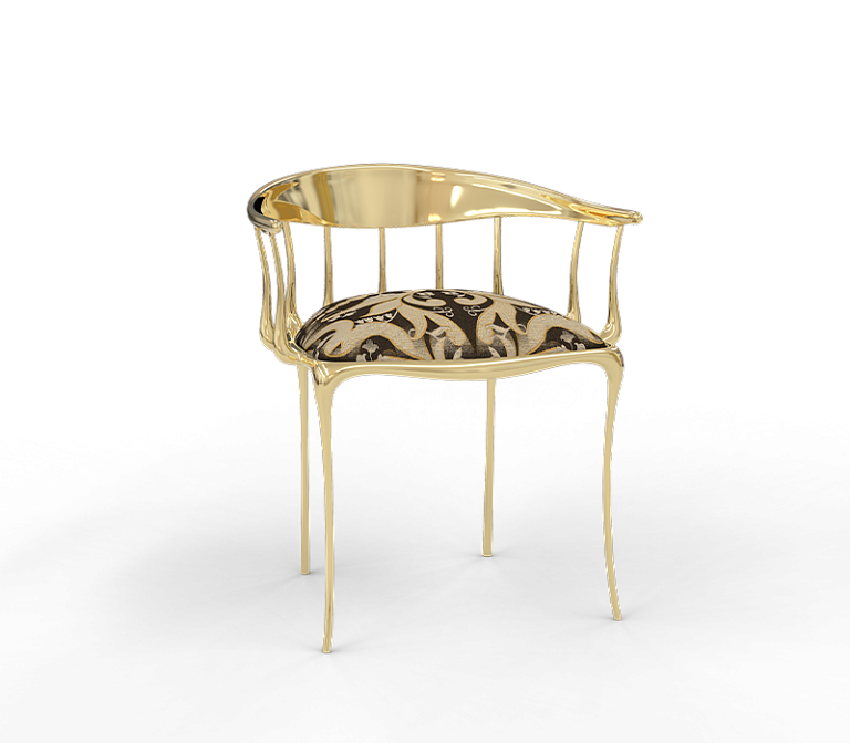 Обеденный стул Boca do Lobo Nº11 Semiramide Nero Chair - фото-5 | interior market