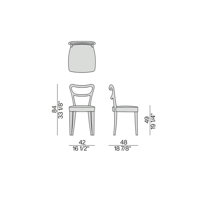 Обеденный стул Porada NOEMI - фото-4 | interior market