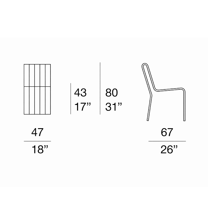 Стул для улицы Paola lenti Frame - фото-4 | interior market