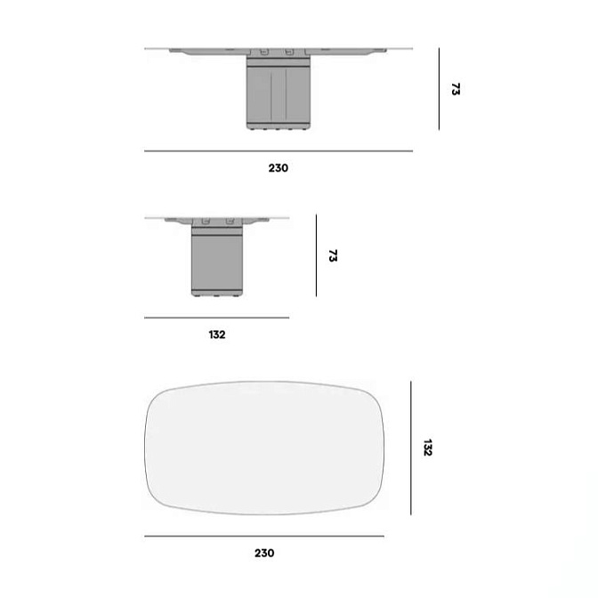 Обеденный стол для улицы Manutti Ogado - фото-3 | interior market