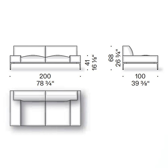 Диван De Padova Horizontal Sofa ēdition - фото-4 | interior market