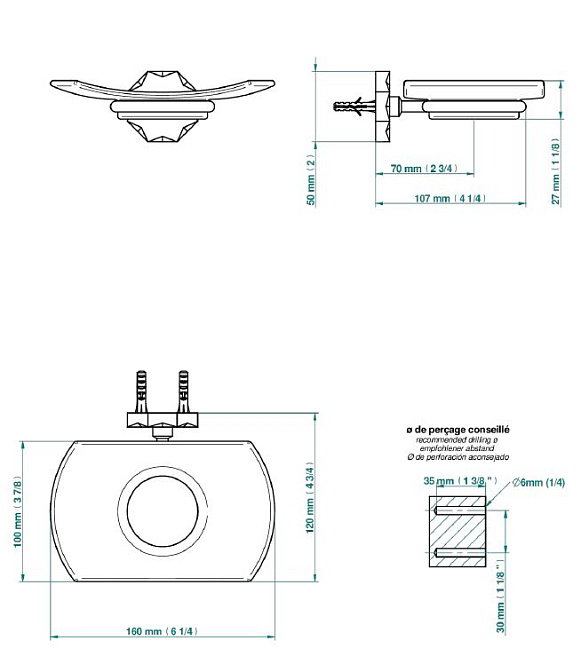 Мыльница THG Nihal Metal - фото-2 | interior market