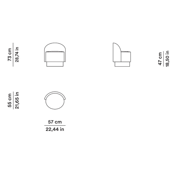 Кресло Tacchini Pastilles - фото-4 | interior market