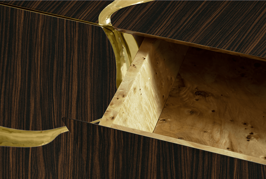 Комод Boca do Lobo Lapiaz Ebony - фото-6 | interior market