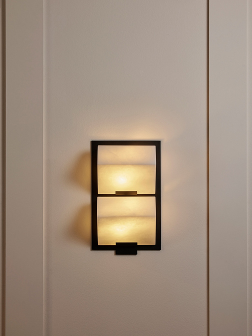 Бра Pierre Chareau Double bloc auvent 145 fond métal - фото-2 | interior market