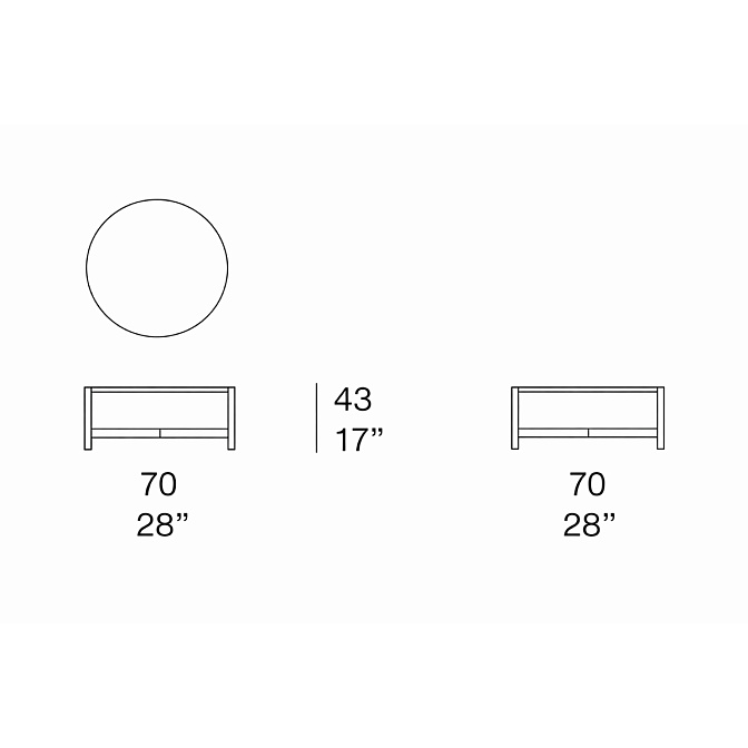 Журнальный столик Paola lenti HERON - фото-3 | interior market