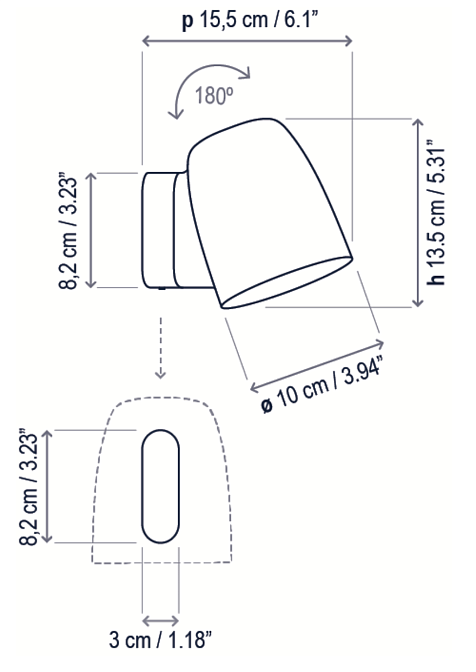 Уличный светильник  Bover Nut A/01 - фото-2 | interior market