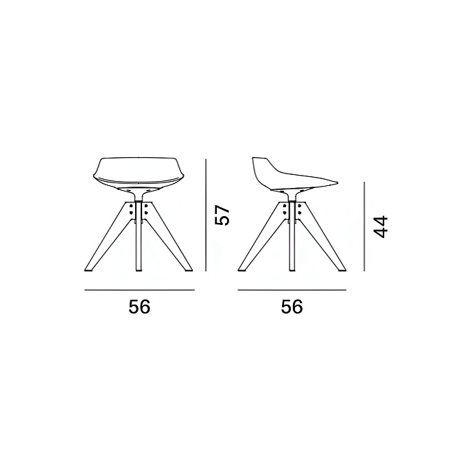Табурет MDF Italia FLOW - фото-2 | interior market