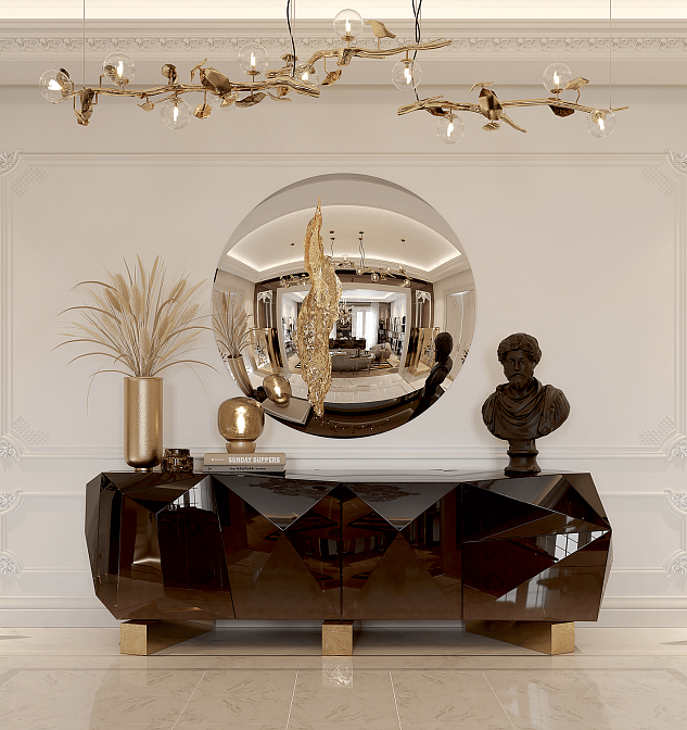 Комод Boca do Lobo Diamond Chocolate XL - фото-5 | interior market