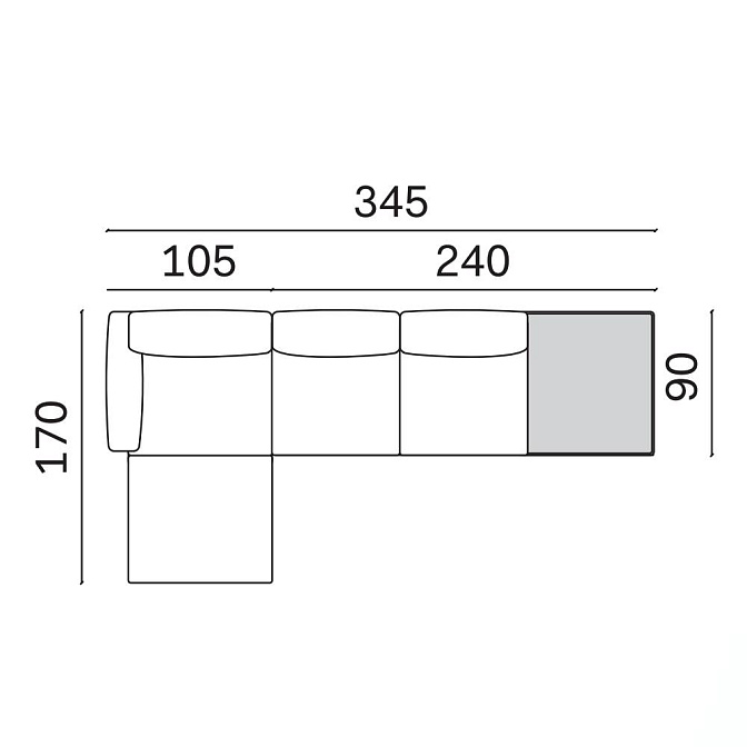 Модульный диван со столиком Novamobili Noa - фото-2 | interior market