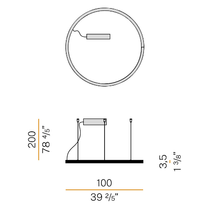 Потолочный светильник  Panzeri Brooklyn Round - фото-6 | interior market