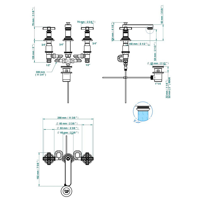 Смеситель для раковины THG  - фото-2 | interior market