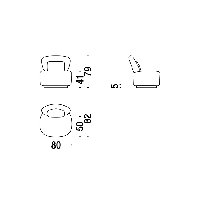 Кресло Moroso Juju - фото-3 | interior market