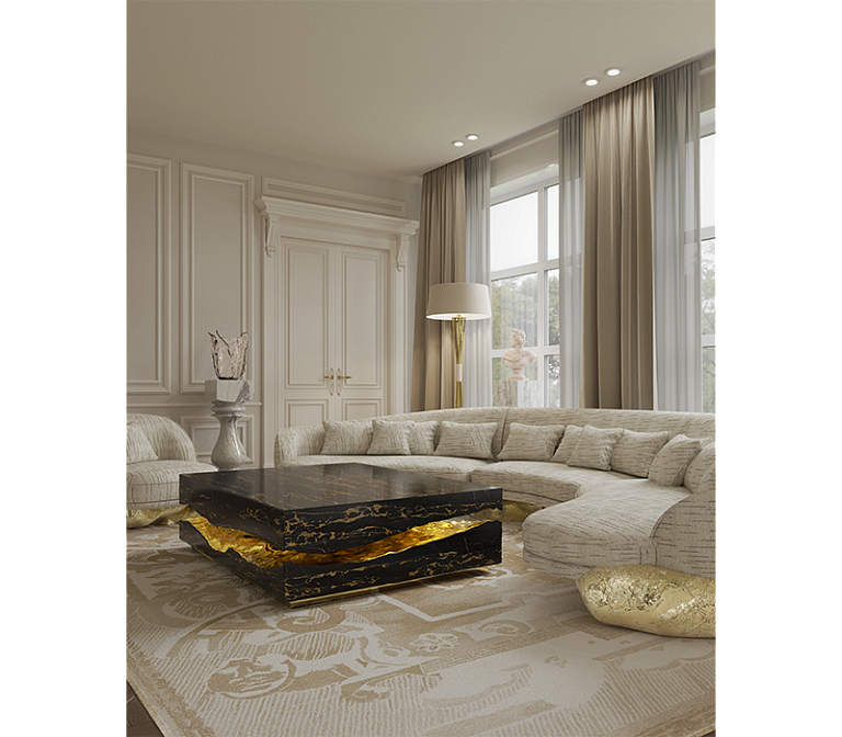 Журнальный столик Boca do Lobo Quarry Center Table - фото-6 | interior market