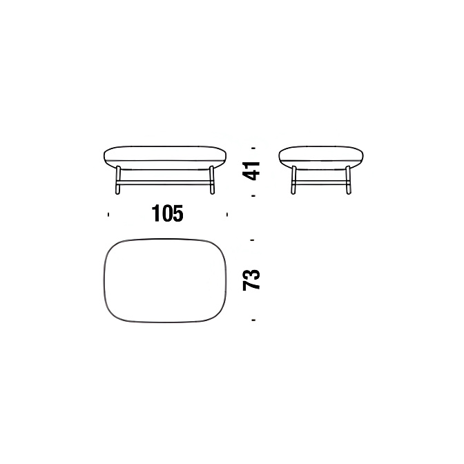 Пуф Moroso Ottoman - фото-3 | interior market