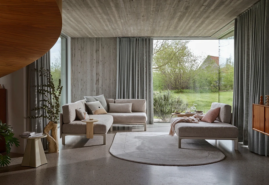 Диван Vitra 2-seater with chaise longue  - фото-5 | interior market