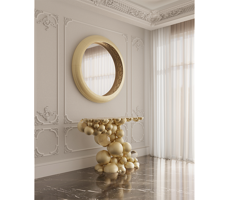 Консоль  Boca do Lobo Newton Gold Console - фото-6 | interior market