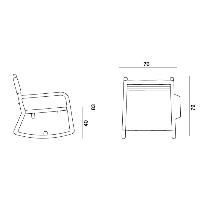 Кресло Exteta Rocking Chair - фото-9 | interior market