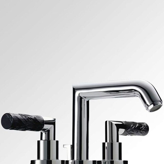 Смеситель для раковины THG Bambou Black Crystal - фото-3 | interior market