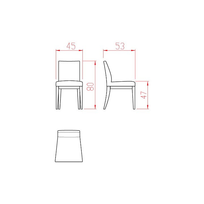 Обеденный стул JNL Luisa - фото-3 | interior market