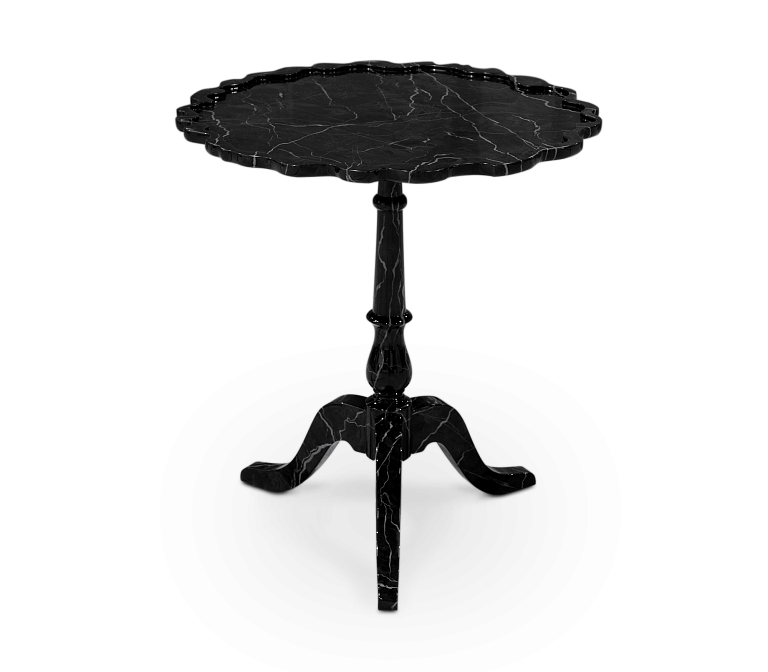 Журнальный столик Boca do Lobo Shield Faux-marble Side Table - фото-2 | interior market