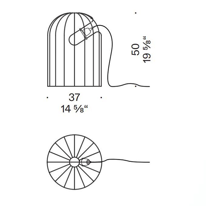 Потолочный светильник  De Padova Mogura - фото-3 | interior market