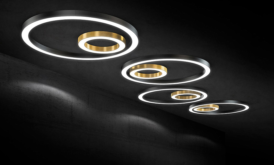 Потолочный светильник  Panzeri Silver Ring - фото-2 | interior market