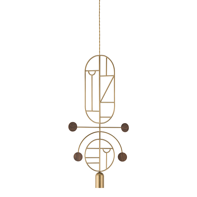 Потолочный светильник NOMON Wooden Dots - фото-1 | interior market