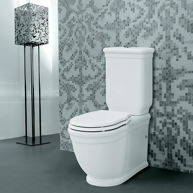 Унитаз напольный с сиденьем и механизмом смыва Art Ceram Hermitage - фото-2 | interior market
