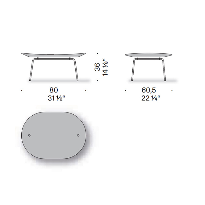 Журнальный столик De Padova BETULLA - фото-3 | interior market