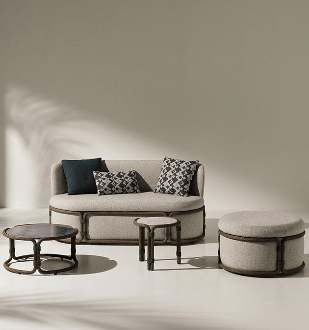 Диван для улицы Ethimo Rotin - фото-4 | interior market Диван для улицы Ethimo Rotin - фото-4 | interior market