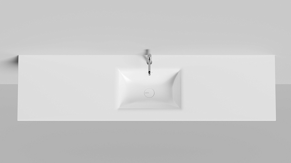 Раковина подвесная SALINI ONDA FLOW SQUARE - фото-4 | interior market