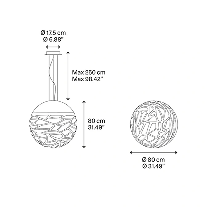 Потолочный светильник  Lodes (Studio Italia Design) Kelly small sphere - фото-3 | interior market