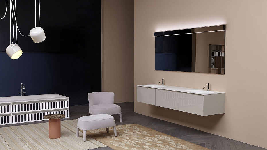 Комплект мебели с раковиной Antonio Lupi PIANA - фото-2 | interior market