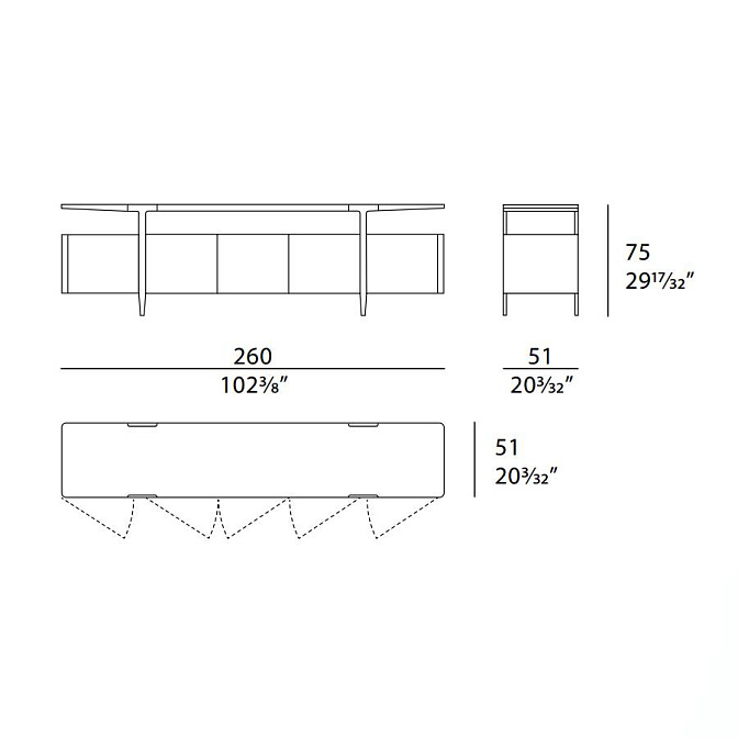 Комод для гостиной Turri Domus - фото-8 | interior market