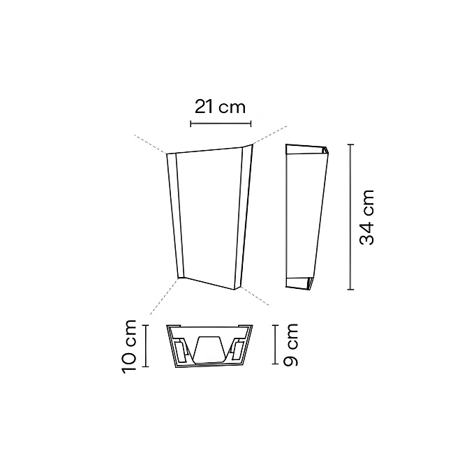 Уличный светильник  Vibia Break plus - фото-3 | interior market