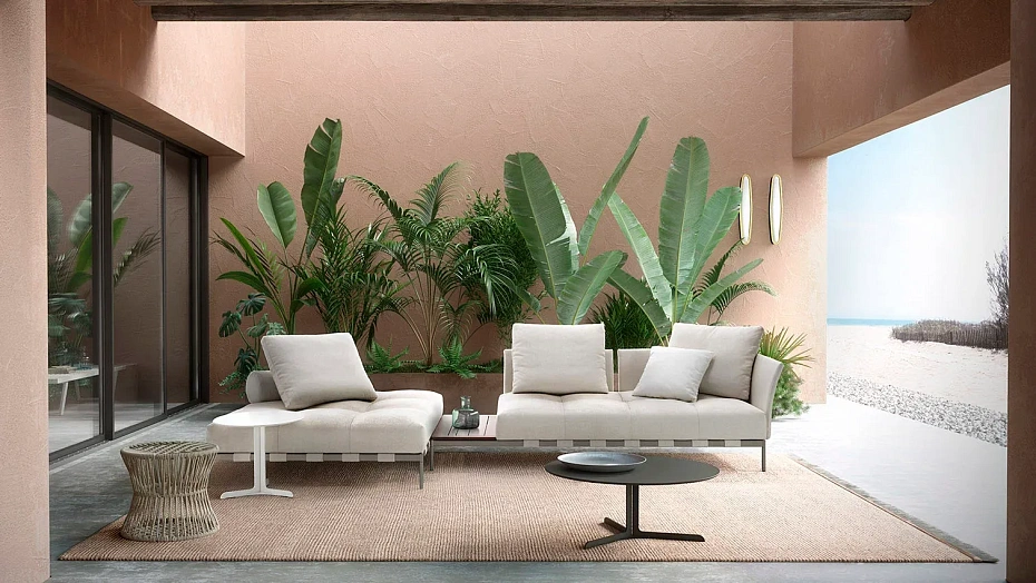 Диван для улицы Saba Pixel Light - фото-9 | interior market