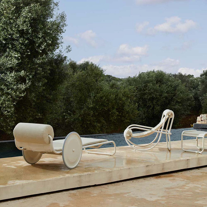 Шезлонг Exteta Locus Solus Sun Lounger - фото-6 | interior market